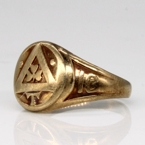 'Birks' 10k Yellow Gold Vintage Ring | SZ 4.5 |
