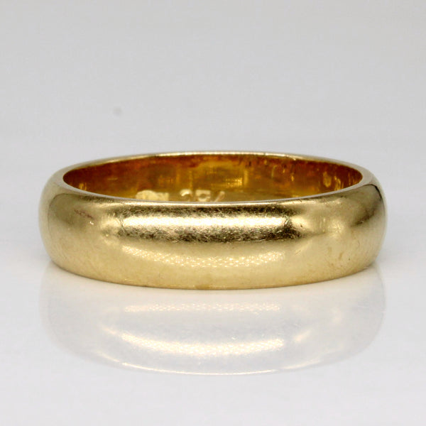 18k Yellow Gold Band | SZ 7 |