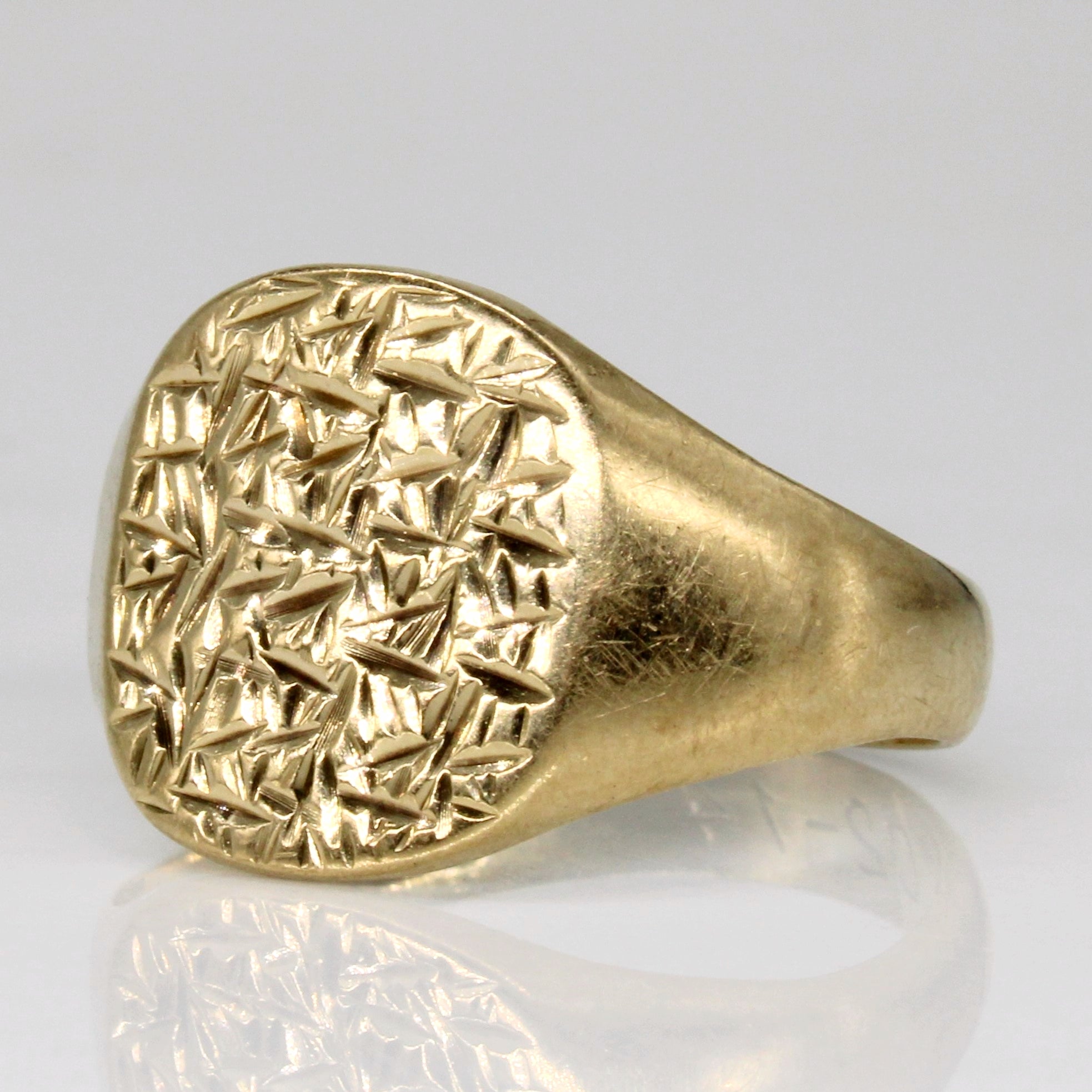 1977 London 9k Yellow Gold Ring | SZ 9.75 |