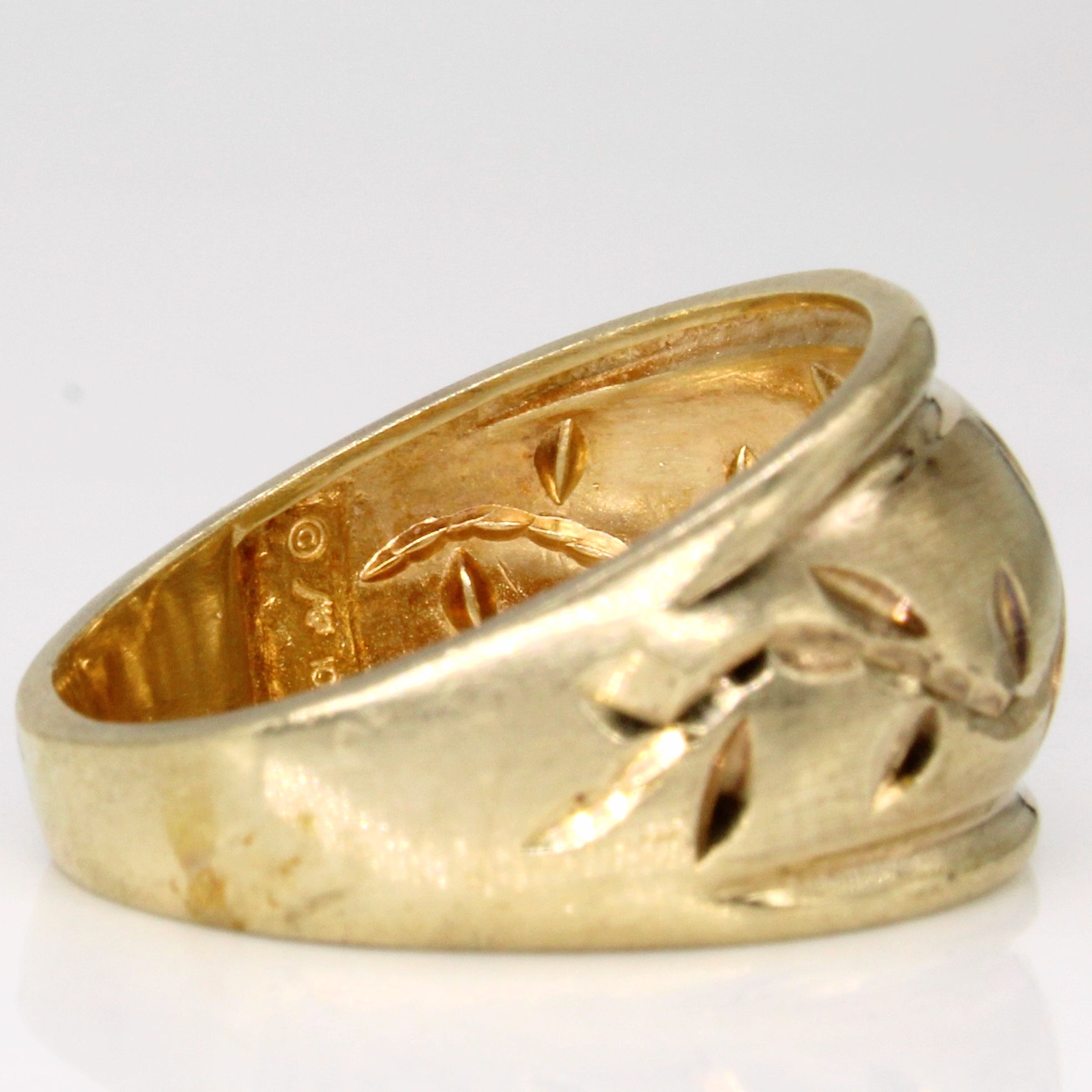 10k Yellow Gold Vine Ring | SZ 8.75 |