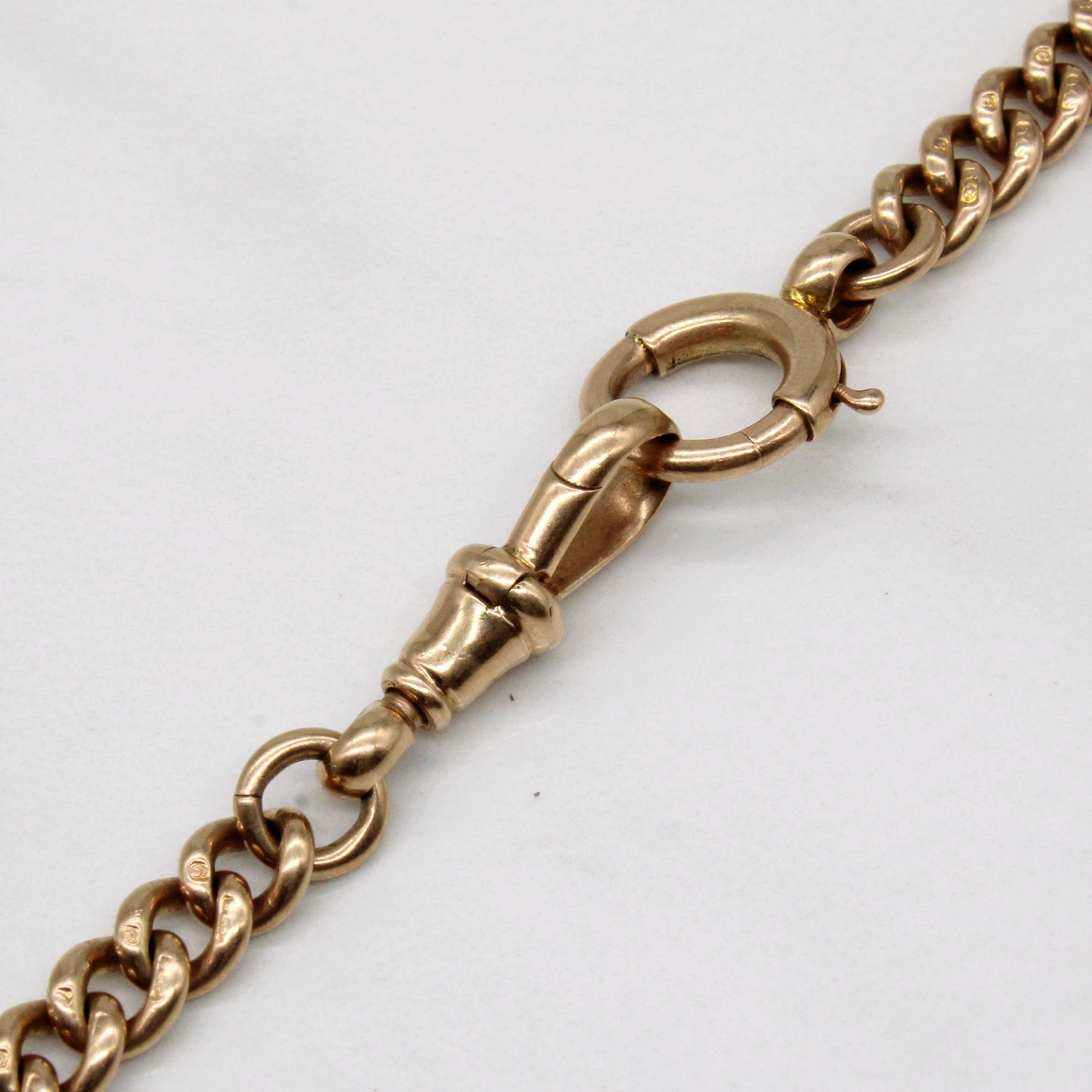 9k Yellow Gold Watch Chain | 15