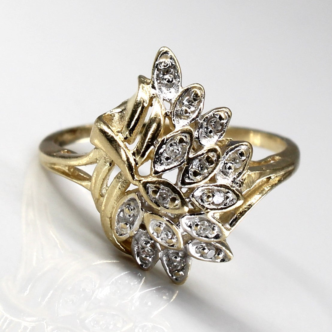 Diamond Cocktail Ring | 0.07ctw | SZ 6 |