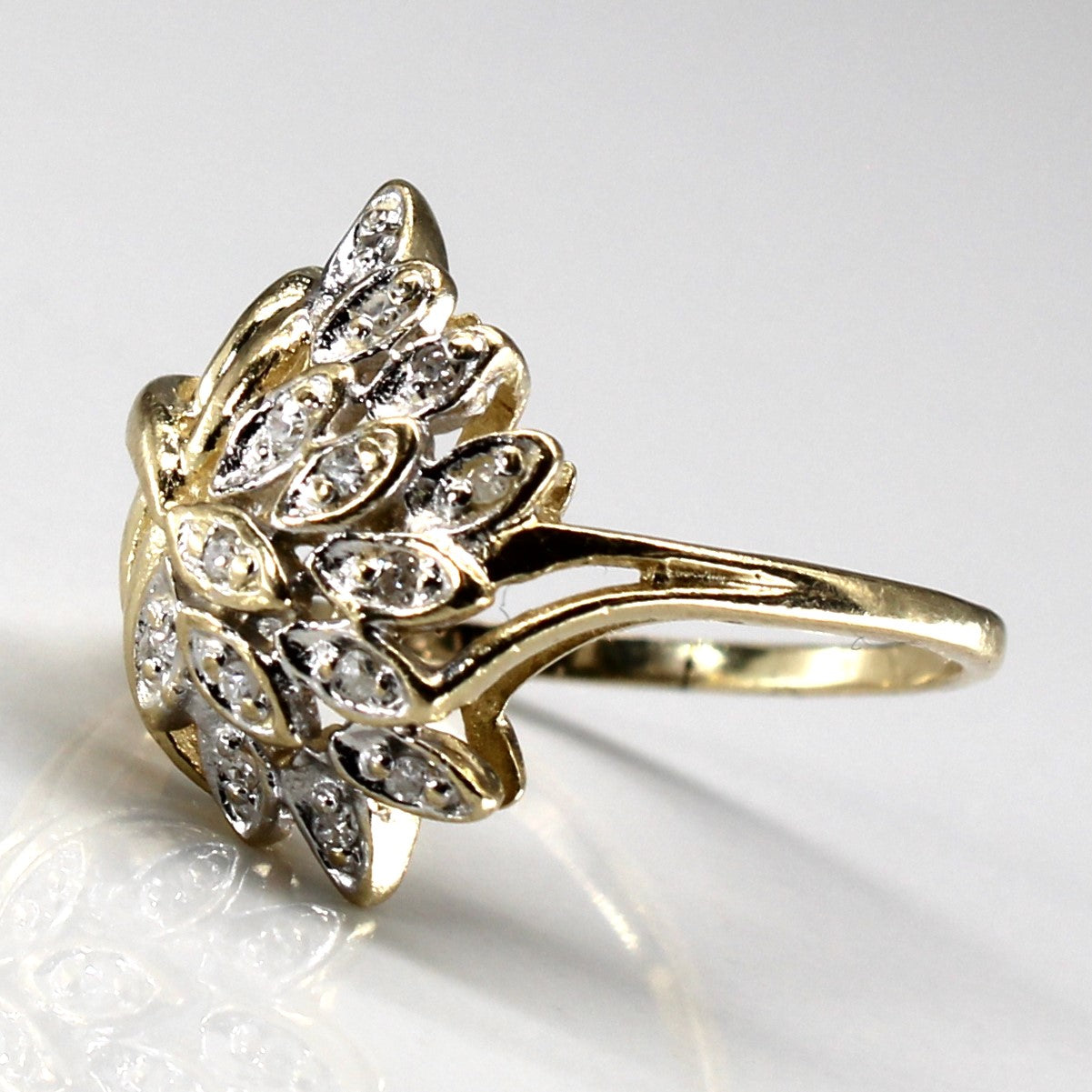 Diamond Cocktail Ring | 0.07ctw | SZ 6 |