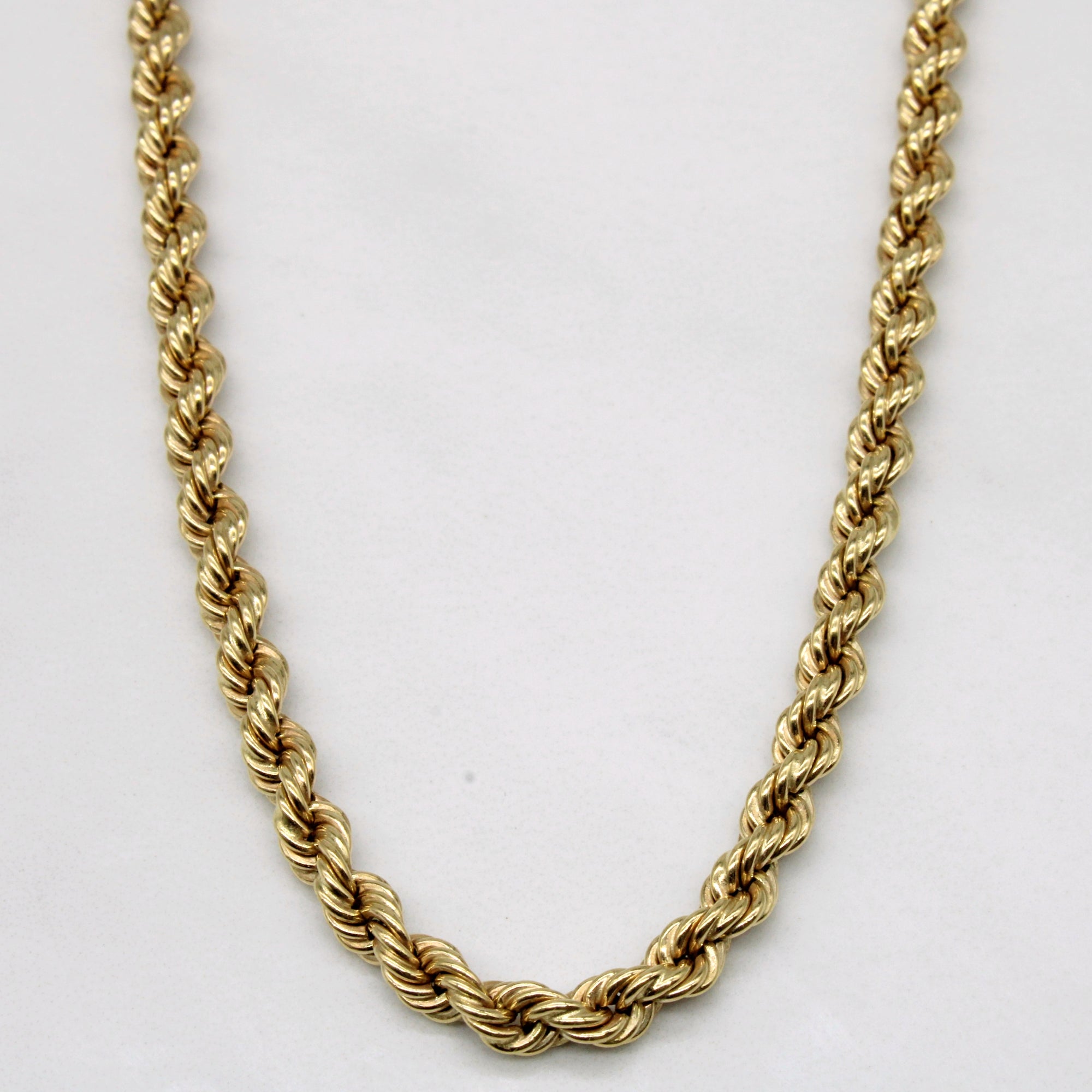 18k Yellow Gold Rope Chain | 20