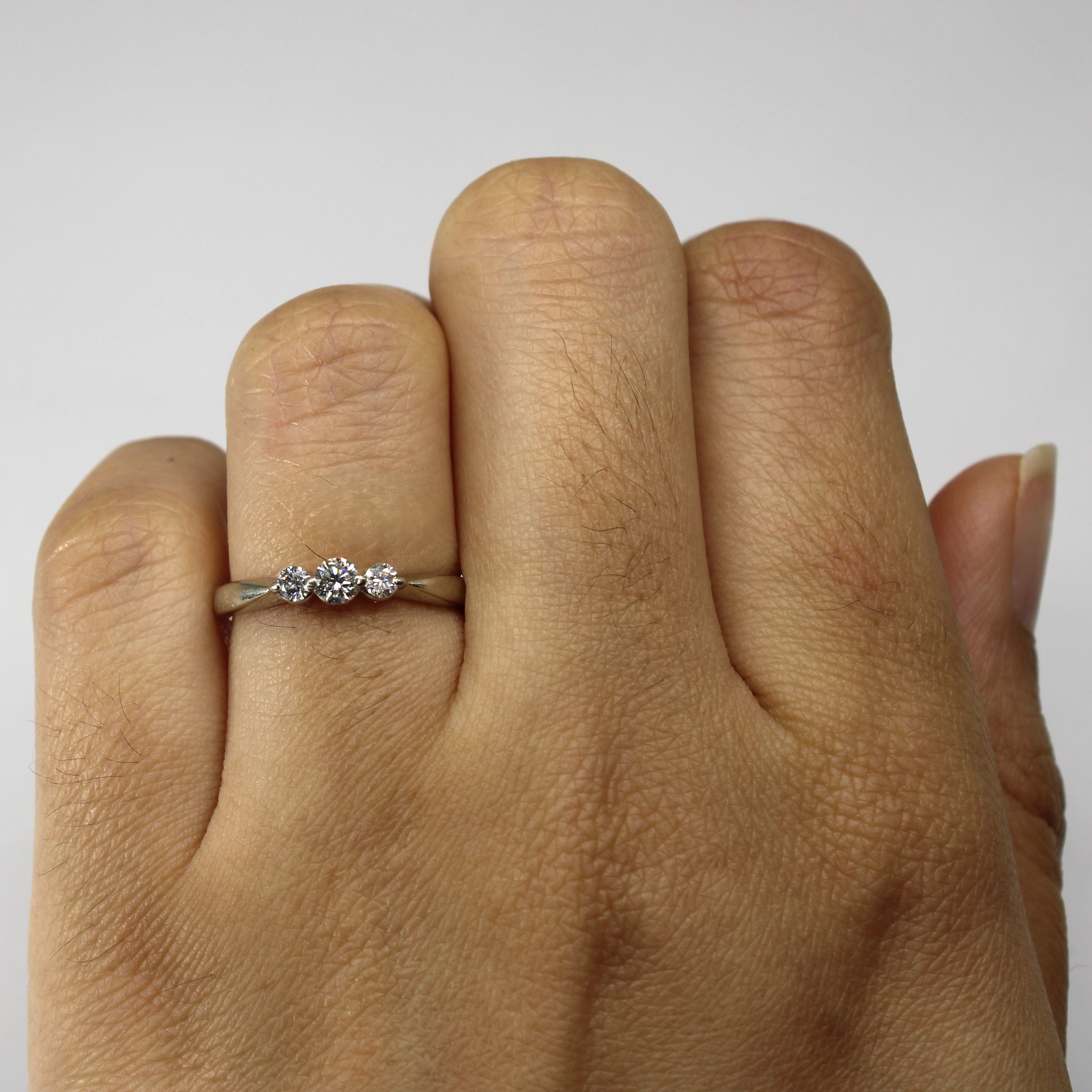 Three Stone Diamond Ring | 0.25ct | SZ 5.25 |