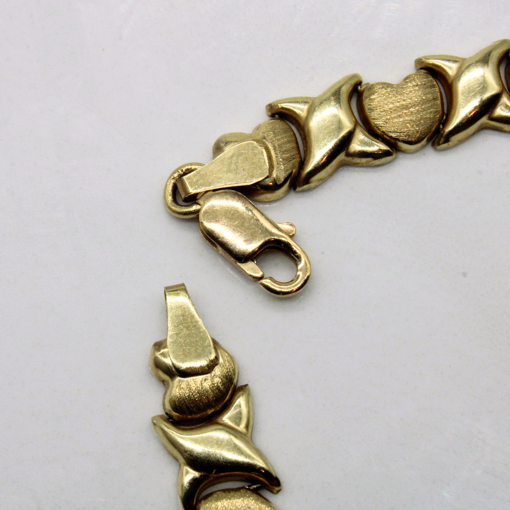 10k Yellow Gold Heart Necklace | 17