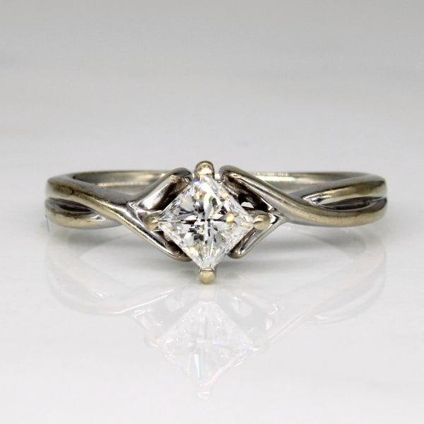 Princess Cut Diamond Engagement Ring | 0.44ct | SZ 6.25 |
