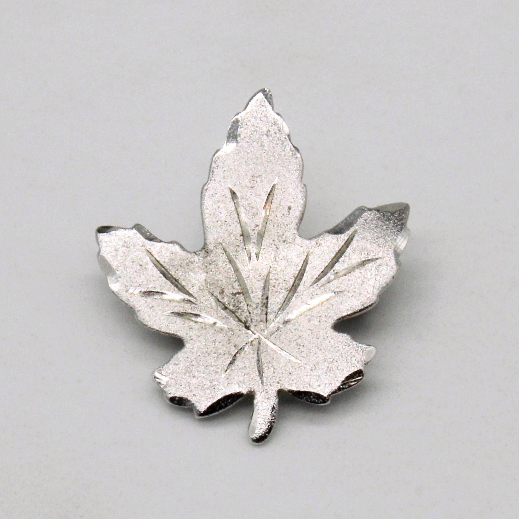 Sterling Silver Maple Leaf Pin