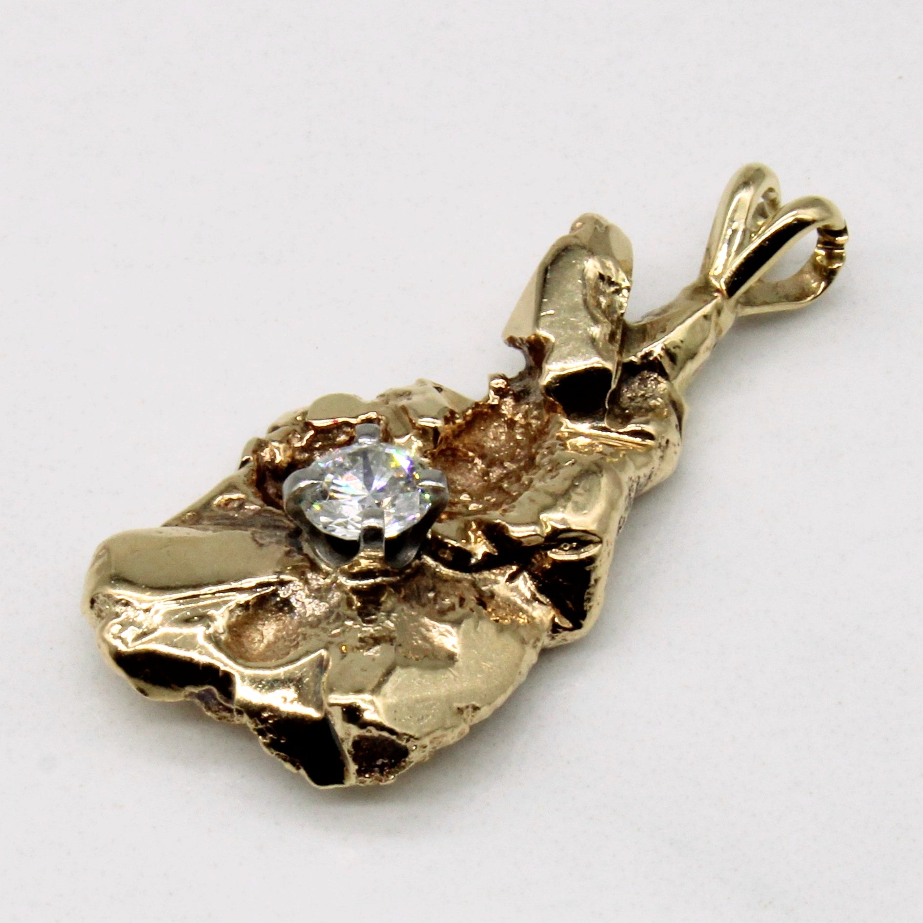 Abstract Diamond Pendant | 0.26ct |