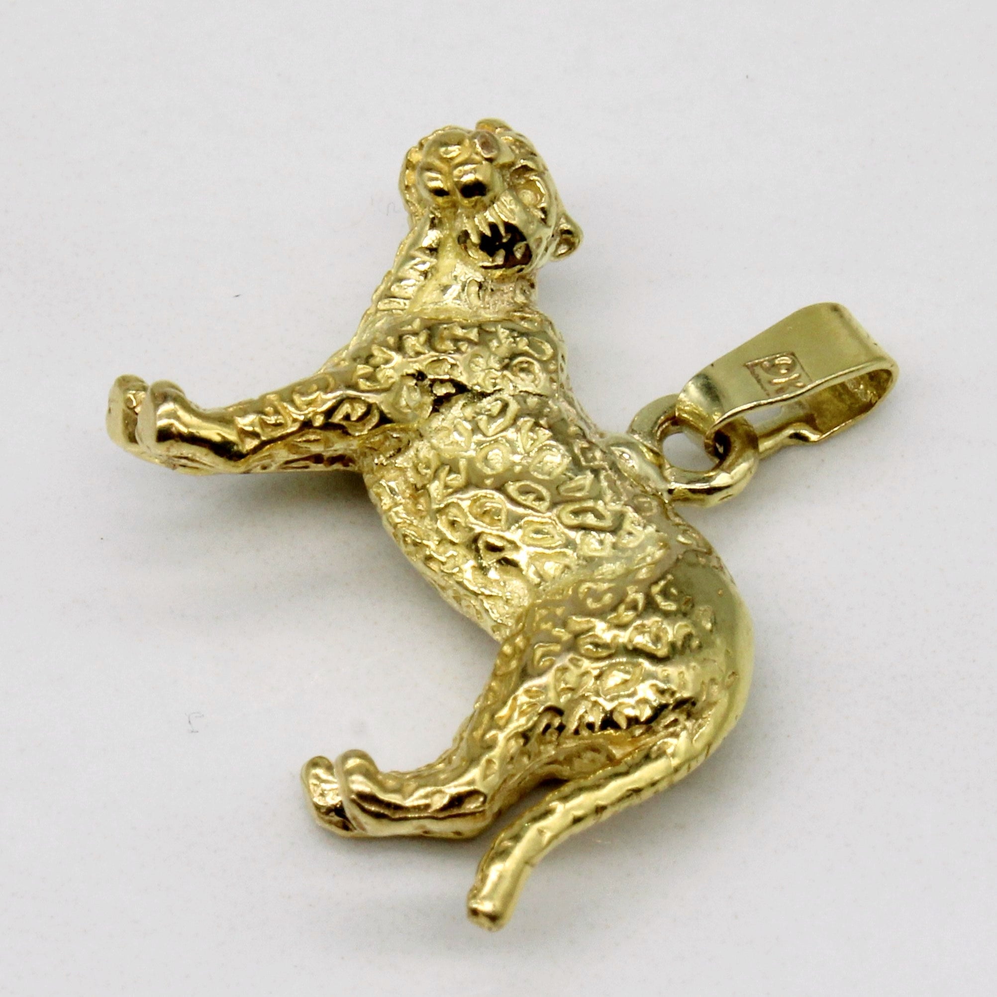 9k Yellow Gold Cheetah Charm
