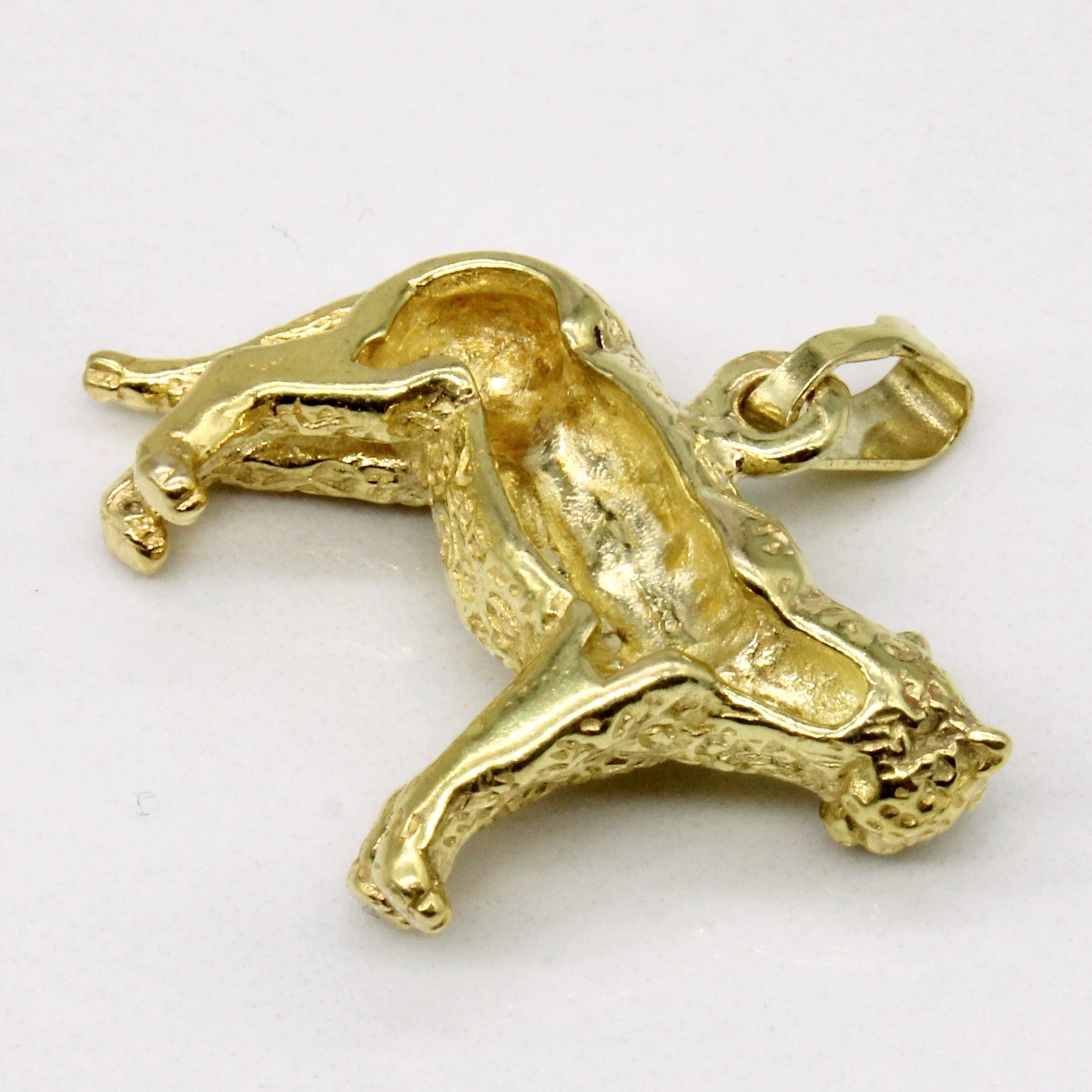 9k Yellow Gold Cheetah Charm