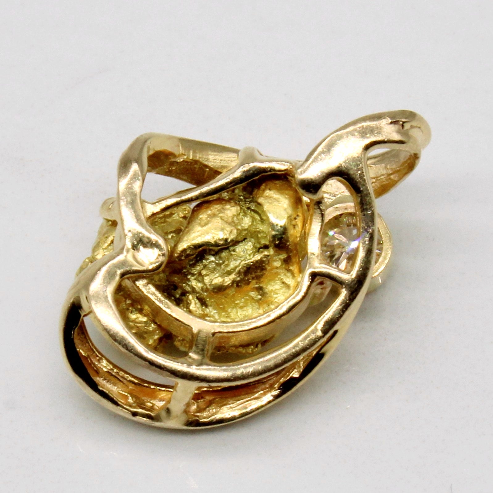 Abstract Diamond Pendant | 0.14ct |