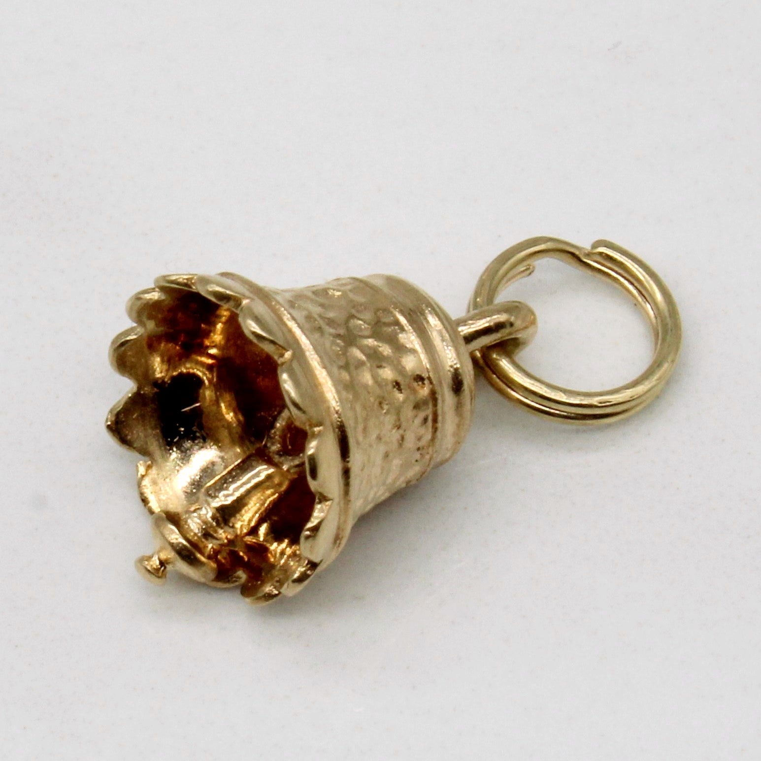 10k Yellow Gold Bell Charm