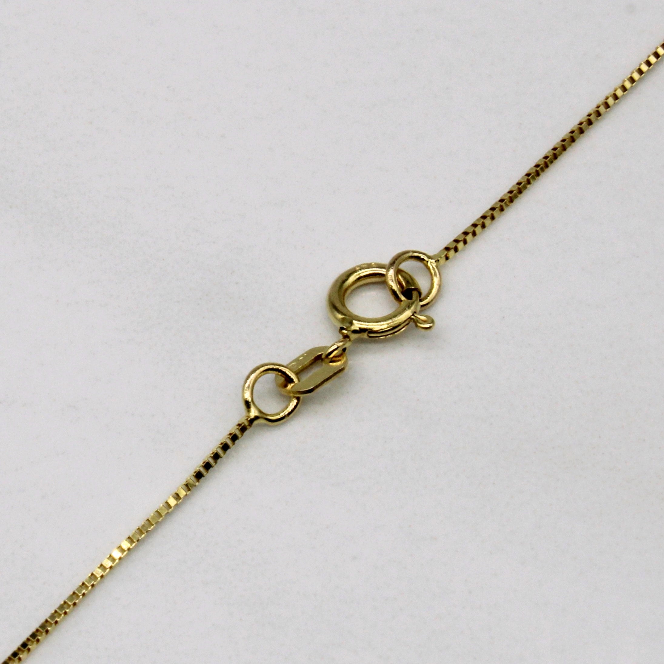 Vertical Set Diamond Three Stone Necklace | 0.63ctw | 18" |