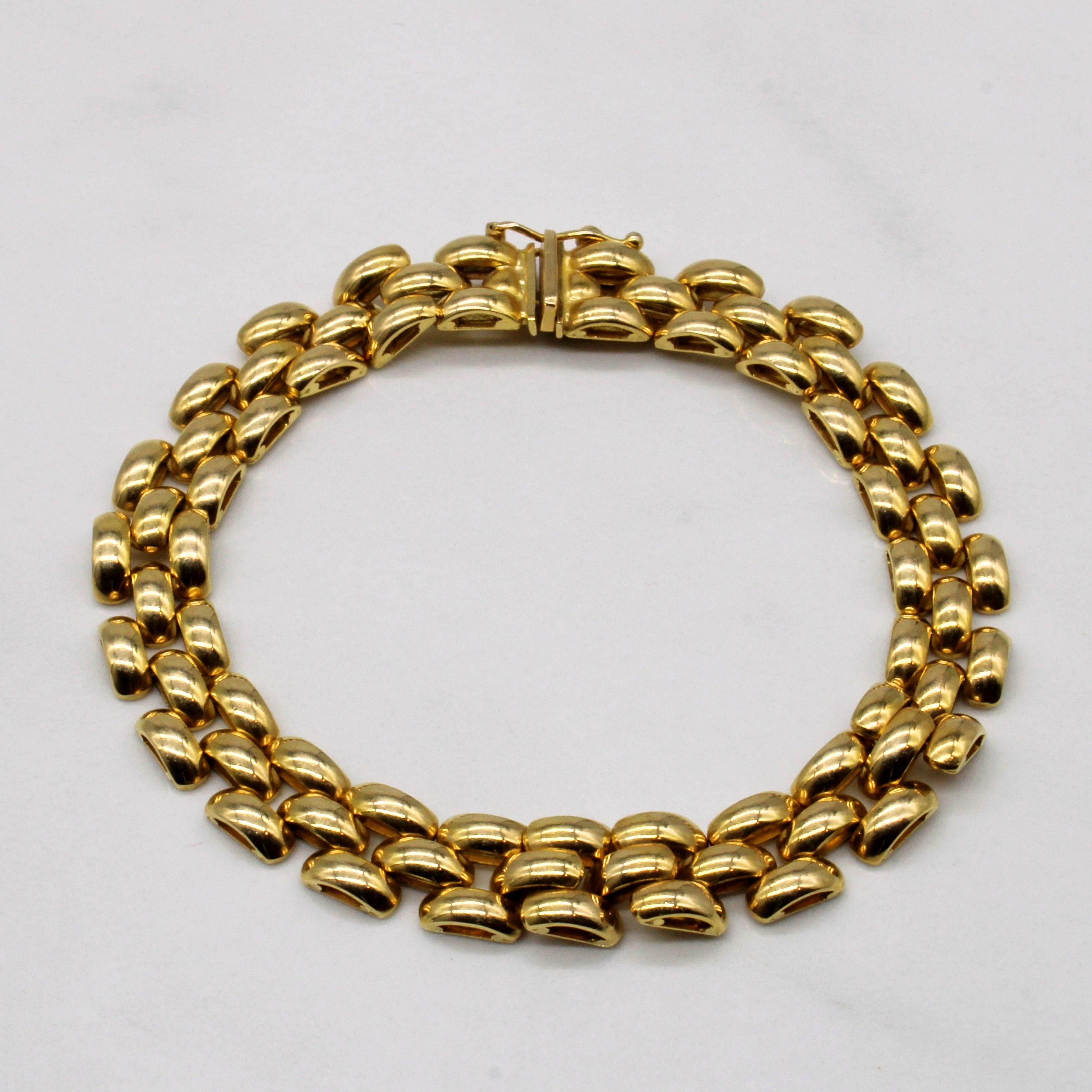 14k Yellow Gold Bracelet | 7" |