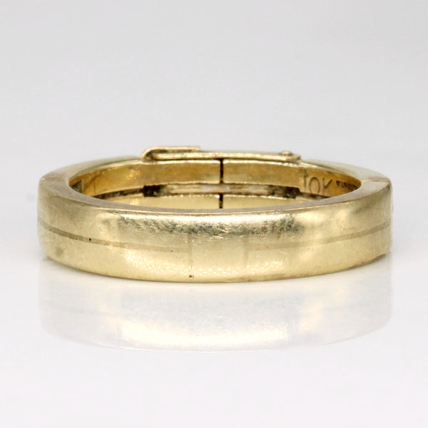 10k Yellow Gold Hinge Ring | SZ 6.5 |