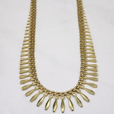 9k Yellow Gold Necklace | 16