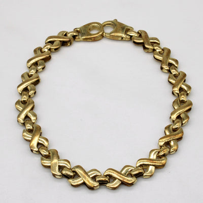 14k Yellow Gold Bracelet | 7.5