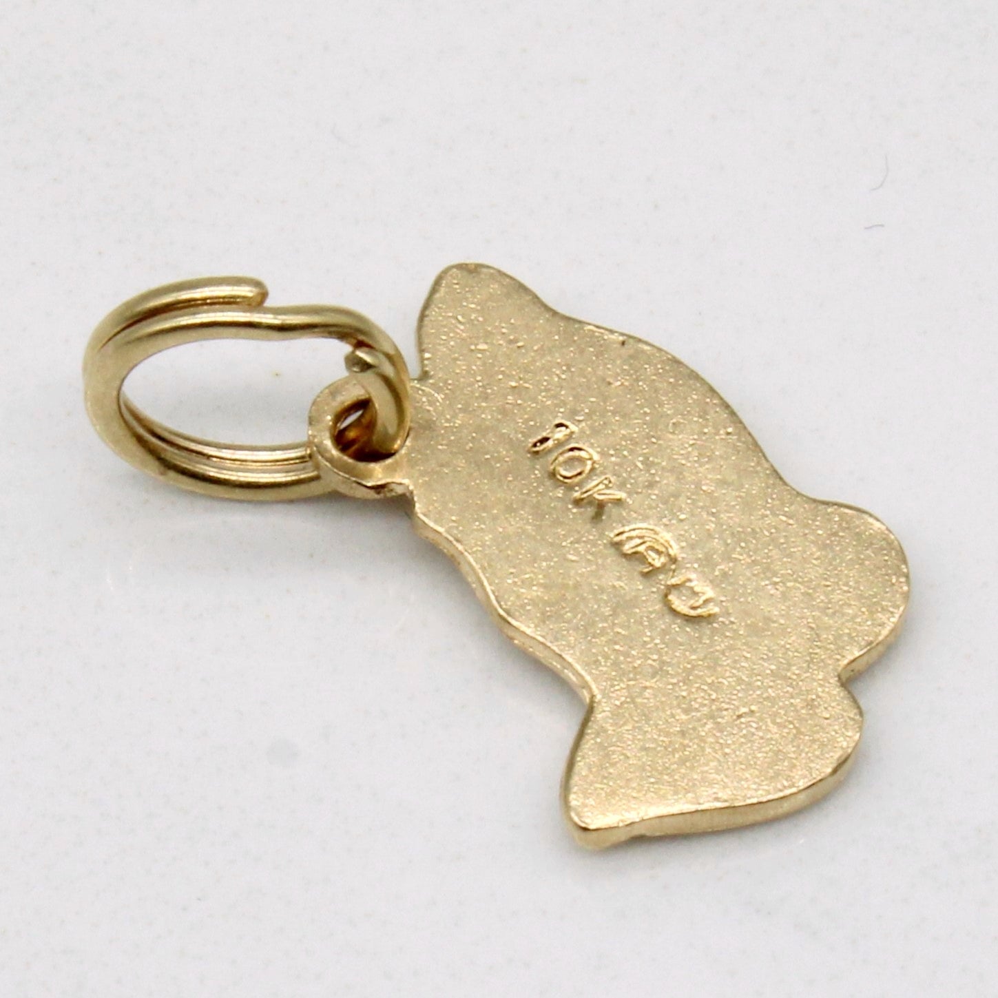 10k Yellow Gold Prayer Hands Charm