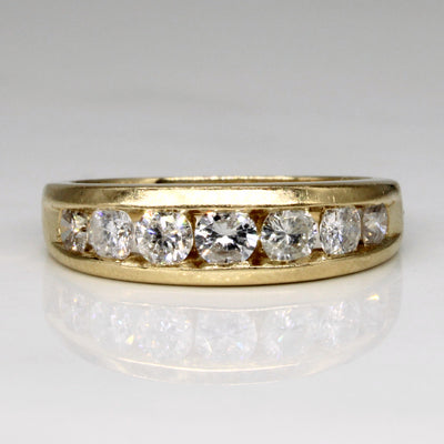 Channel Set Diamond Ring | 0.84ctw | SZ 6.75 |