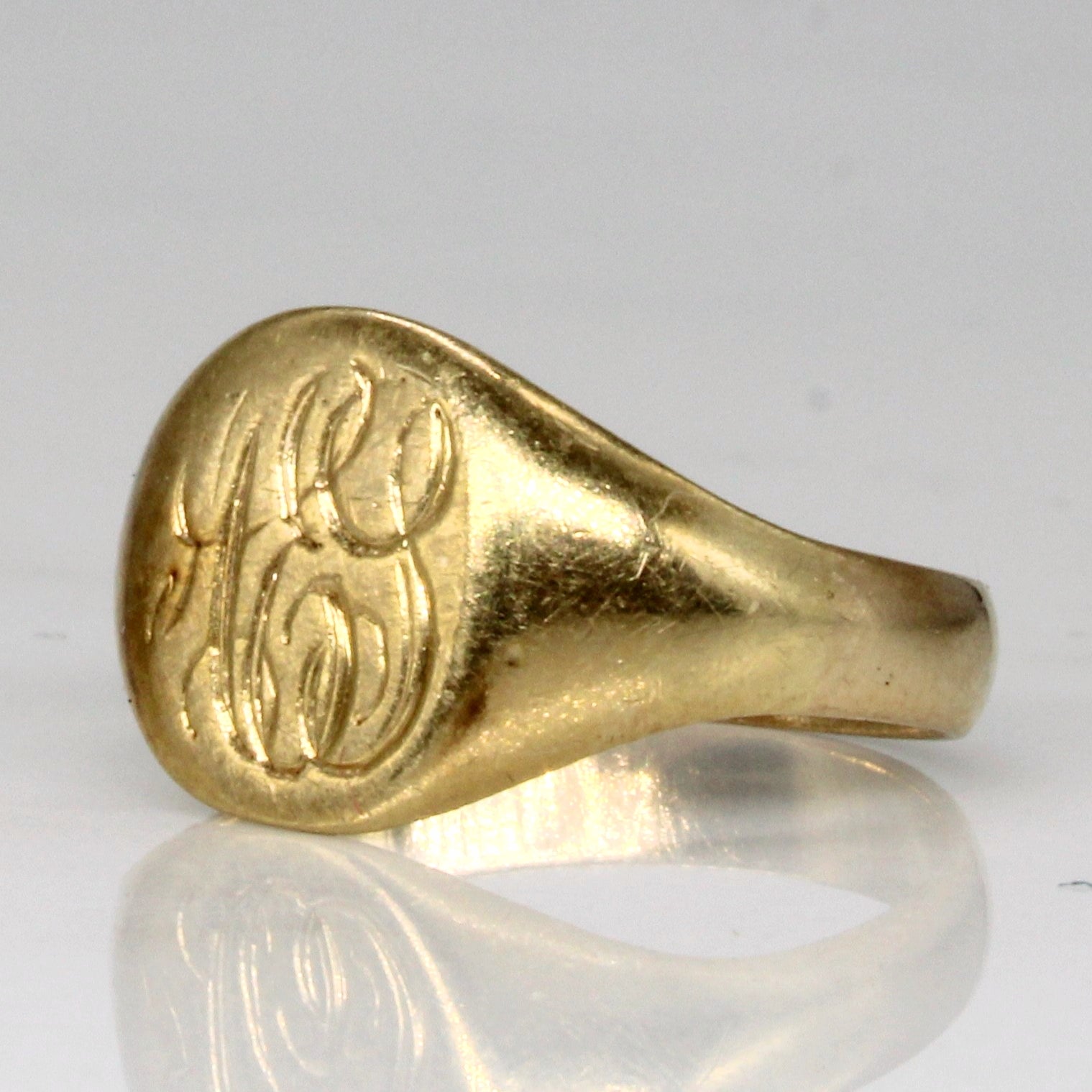 10k Yellow Gold Initial Ring | SZ 6.75 |