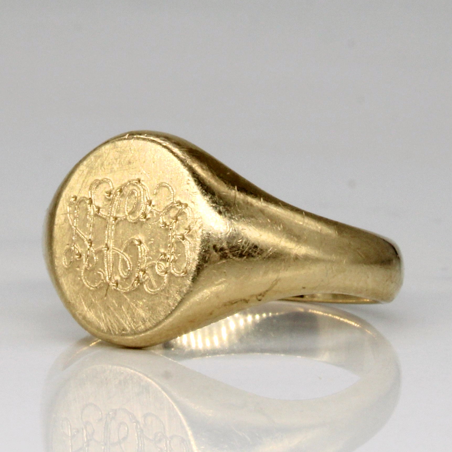 Birks' 14k Yellow Gold Signet Ring | SZ 8.25 |