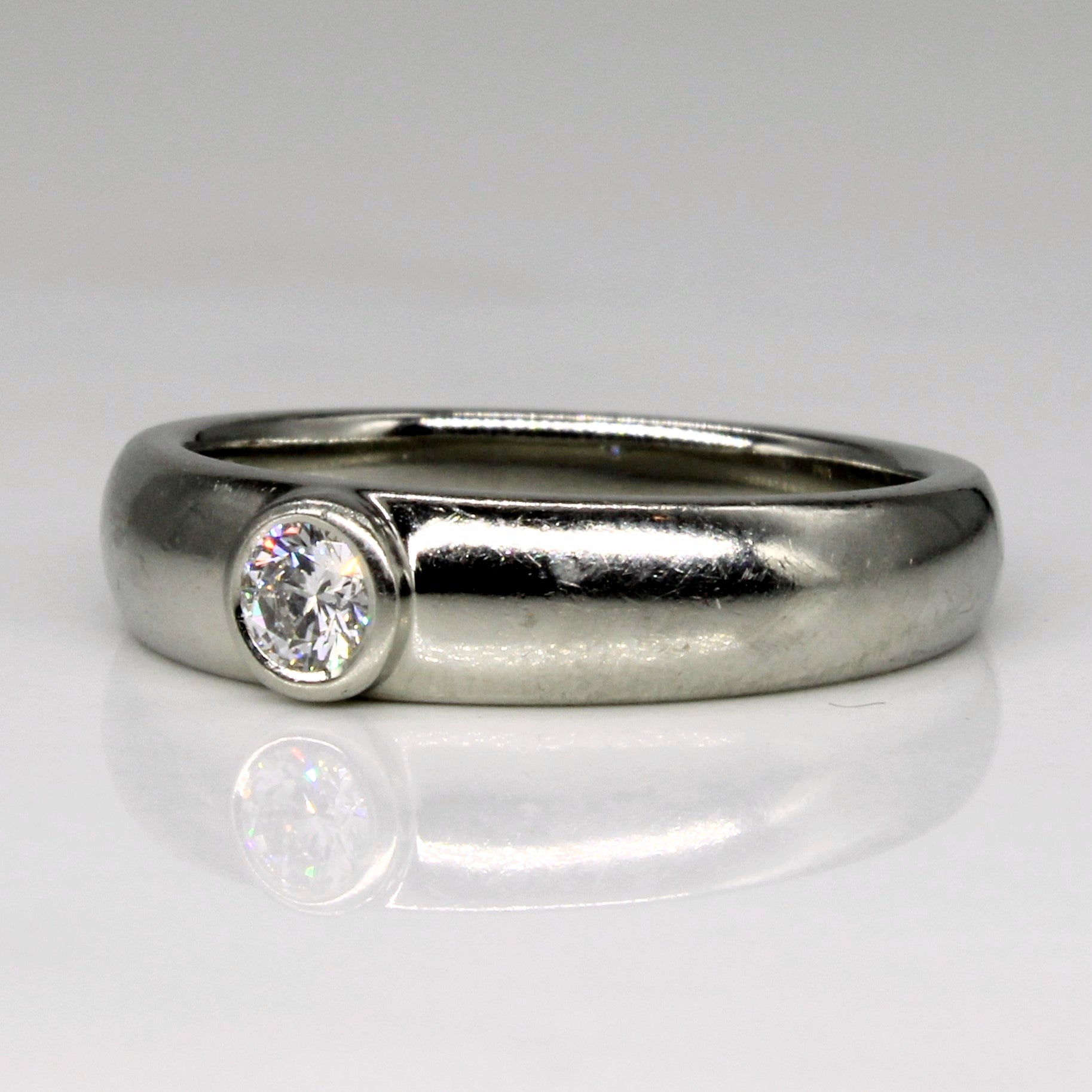 Bezel Set Diamond Ring | 0.14ct | SZ 5.5 |
