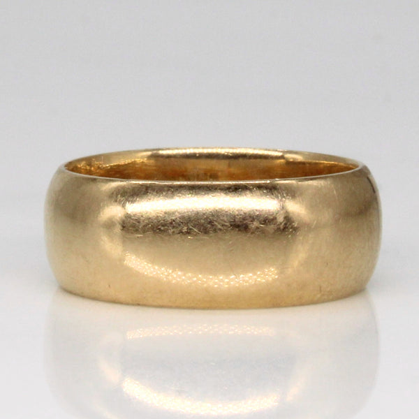 1894 9k Yellow Gold Wide Band | SZ 5.75 |