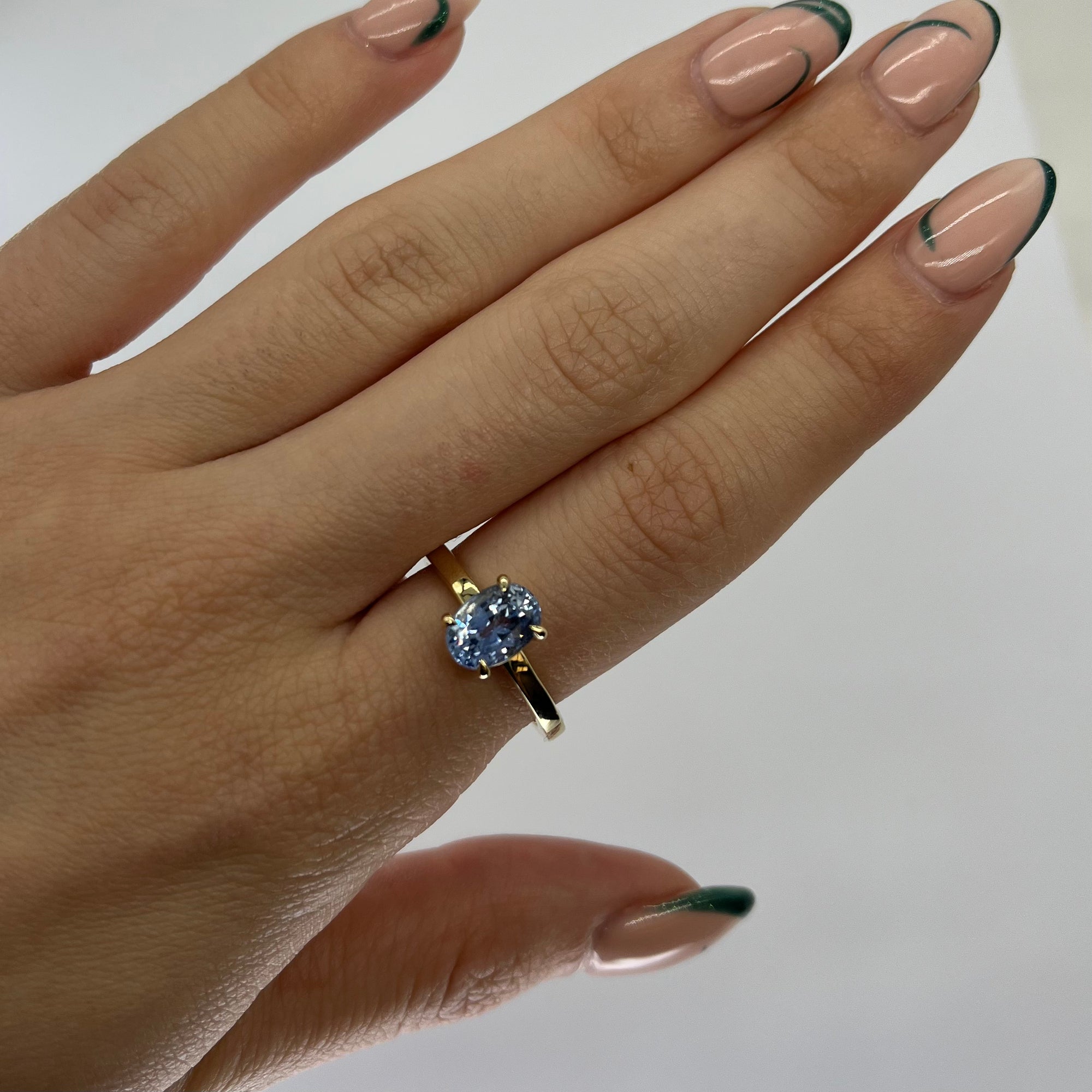 '100 Ways' Oval Ceylon Sapphire Ring | 2.12ct | SZ 7 |