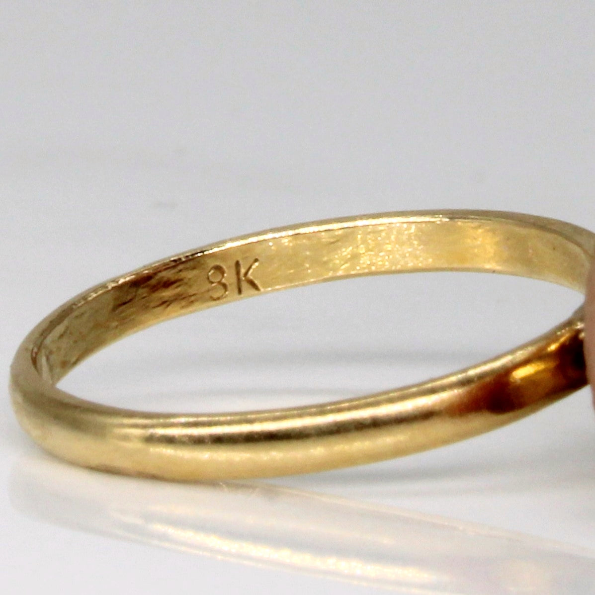 18k Yellow Gold Globe Ring | SZ 5.25 |