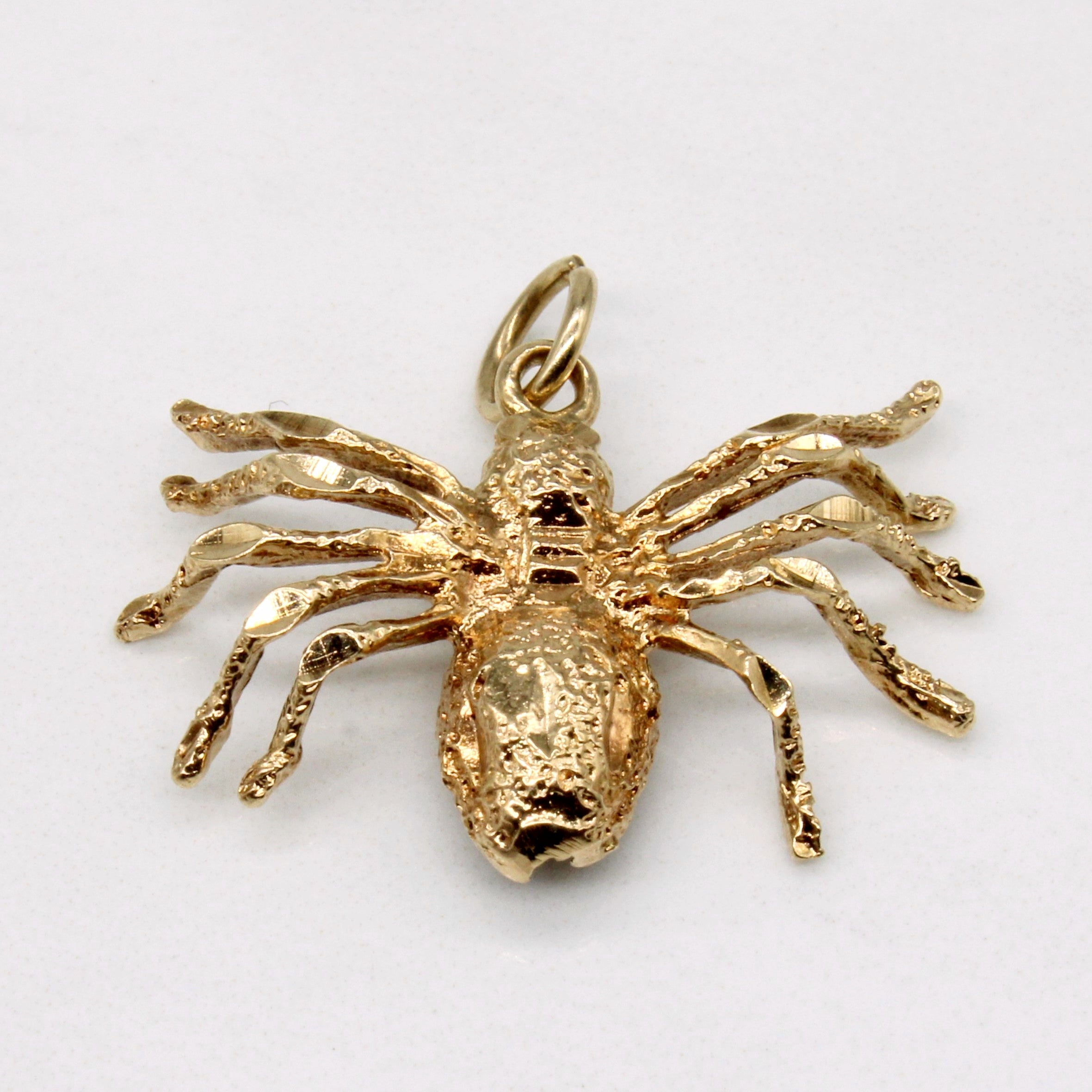 9k Yellow Gold Spider Charm