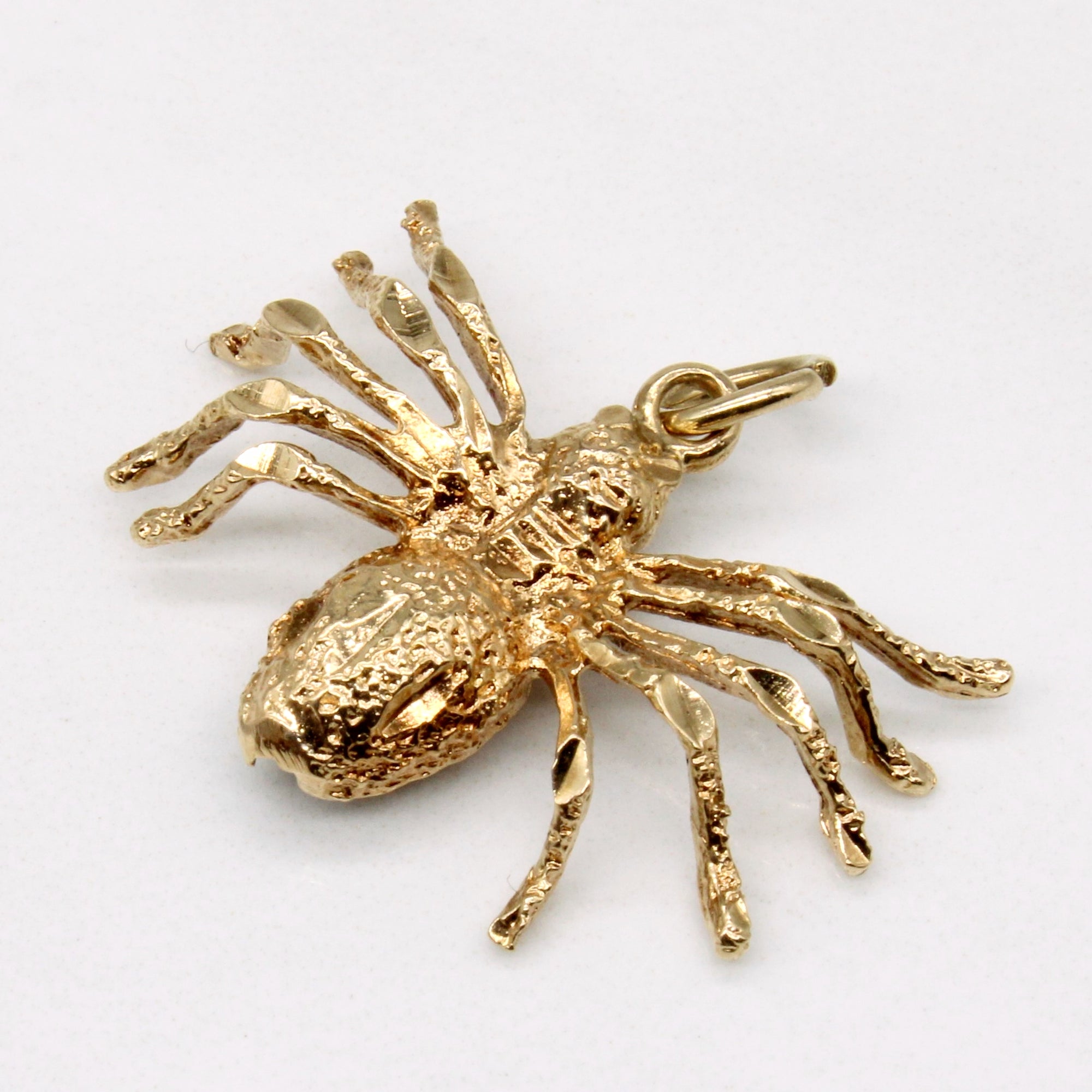 9k Yellow Gold Spider Charm