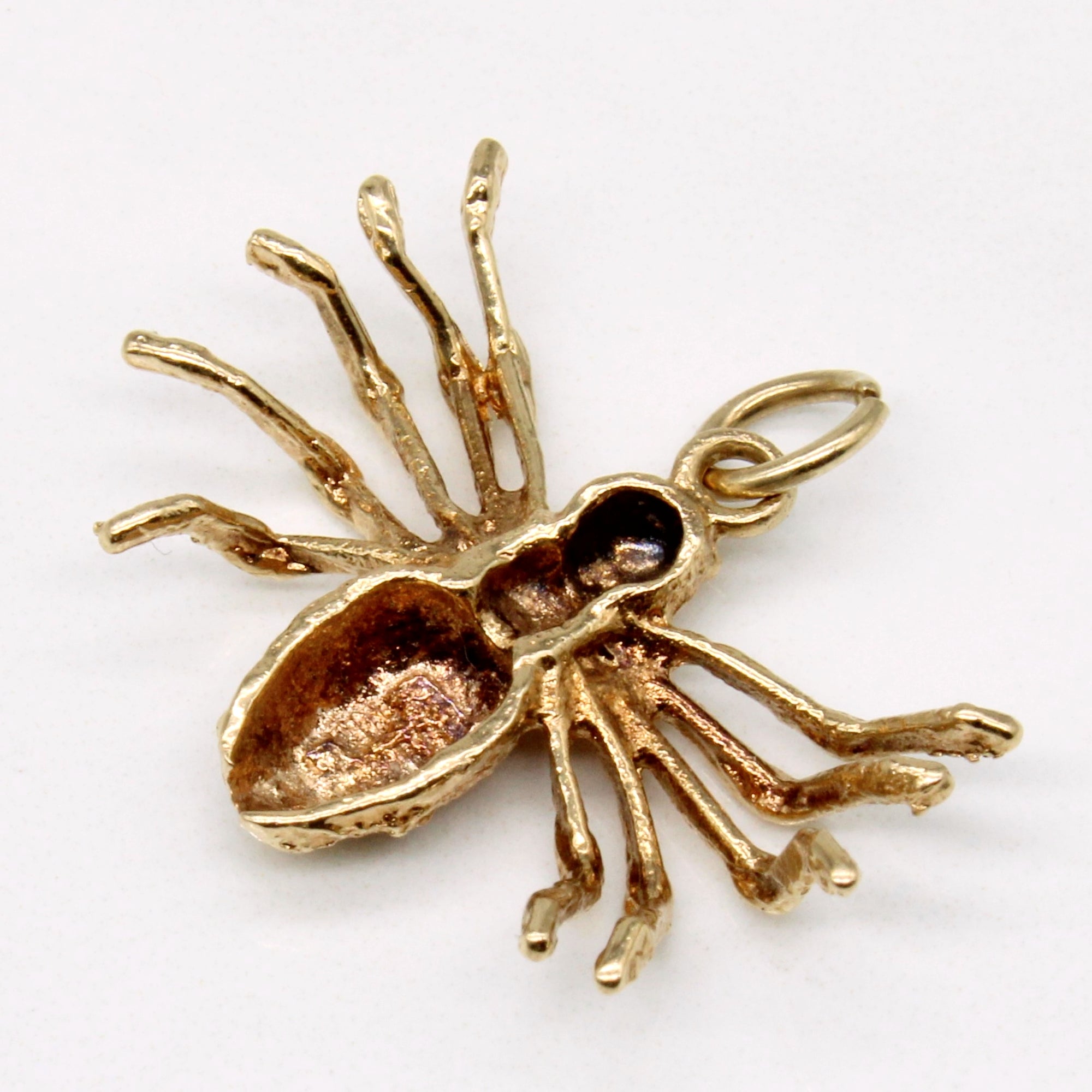 9k Yellow Gold Spider Charm