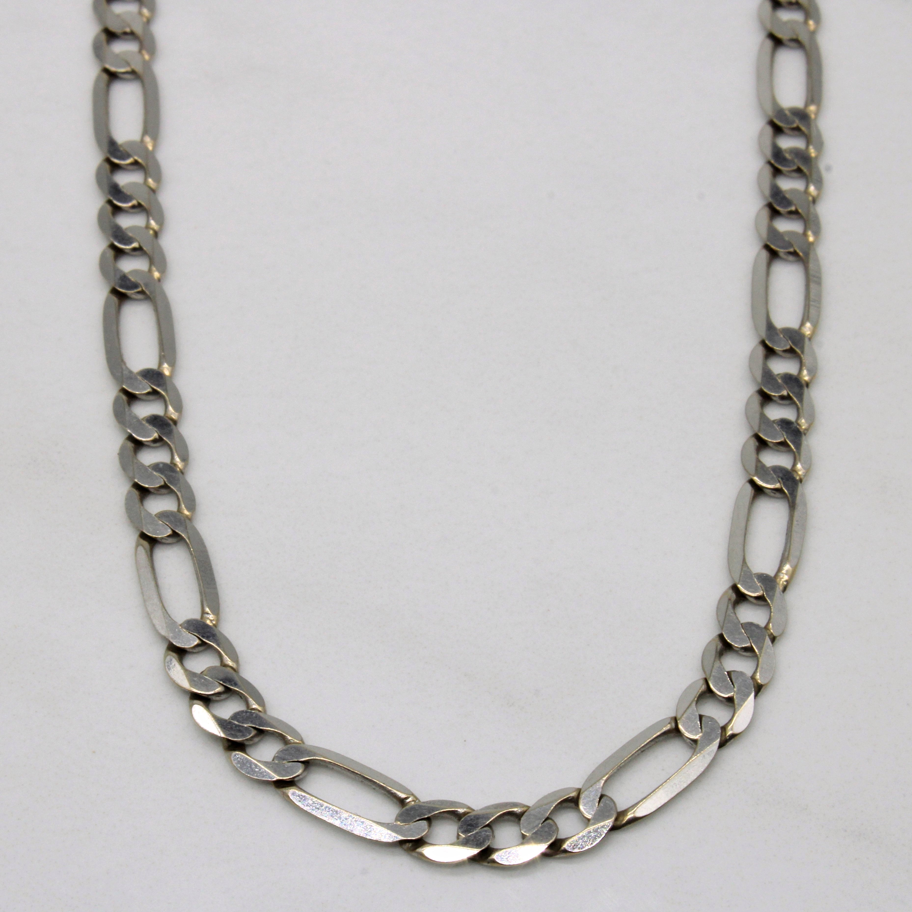 21 inch white gold chain hotsell