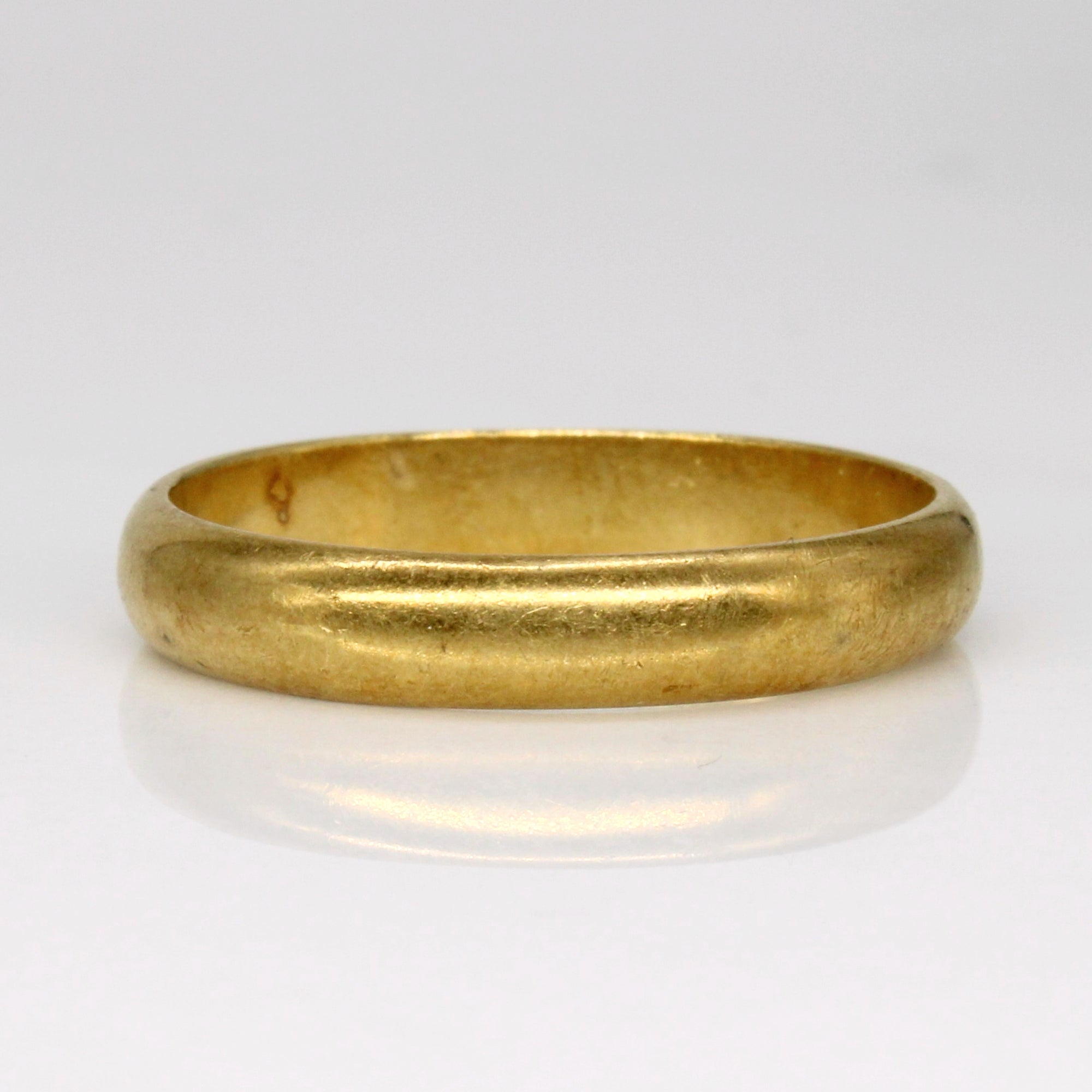 18k Yellow Gold Wedding Band | SZ 11.25 |