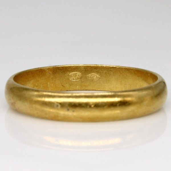 18k Yellow Gold Wedding Band | SZ 11.25 |