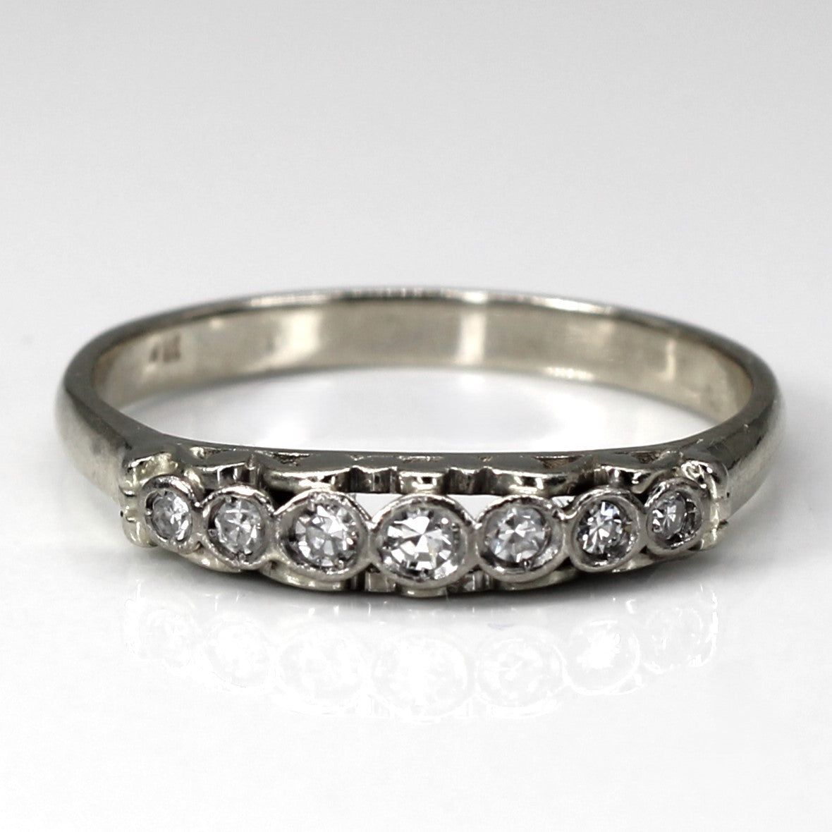 Diamond Vintage Ring | 0.16ctw | SZ 8.5 |