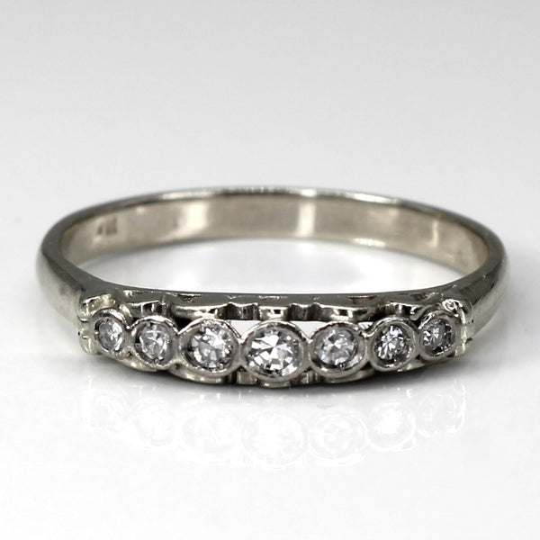 Diamond Vintage Ring | 0.16ctw | SZ 8.5 |