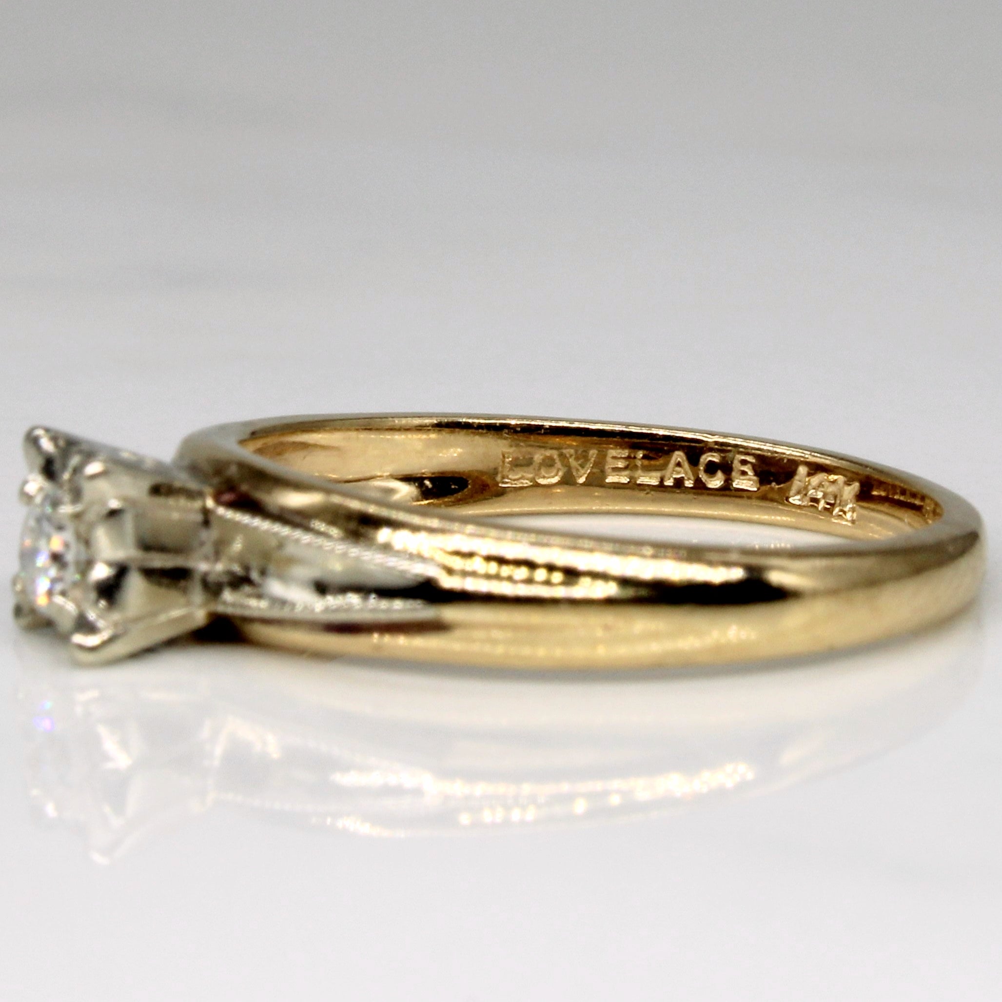 Illusion Set Diamond Ring | 0.09ct | SZ 6 |