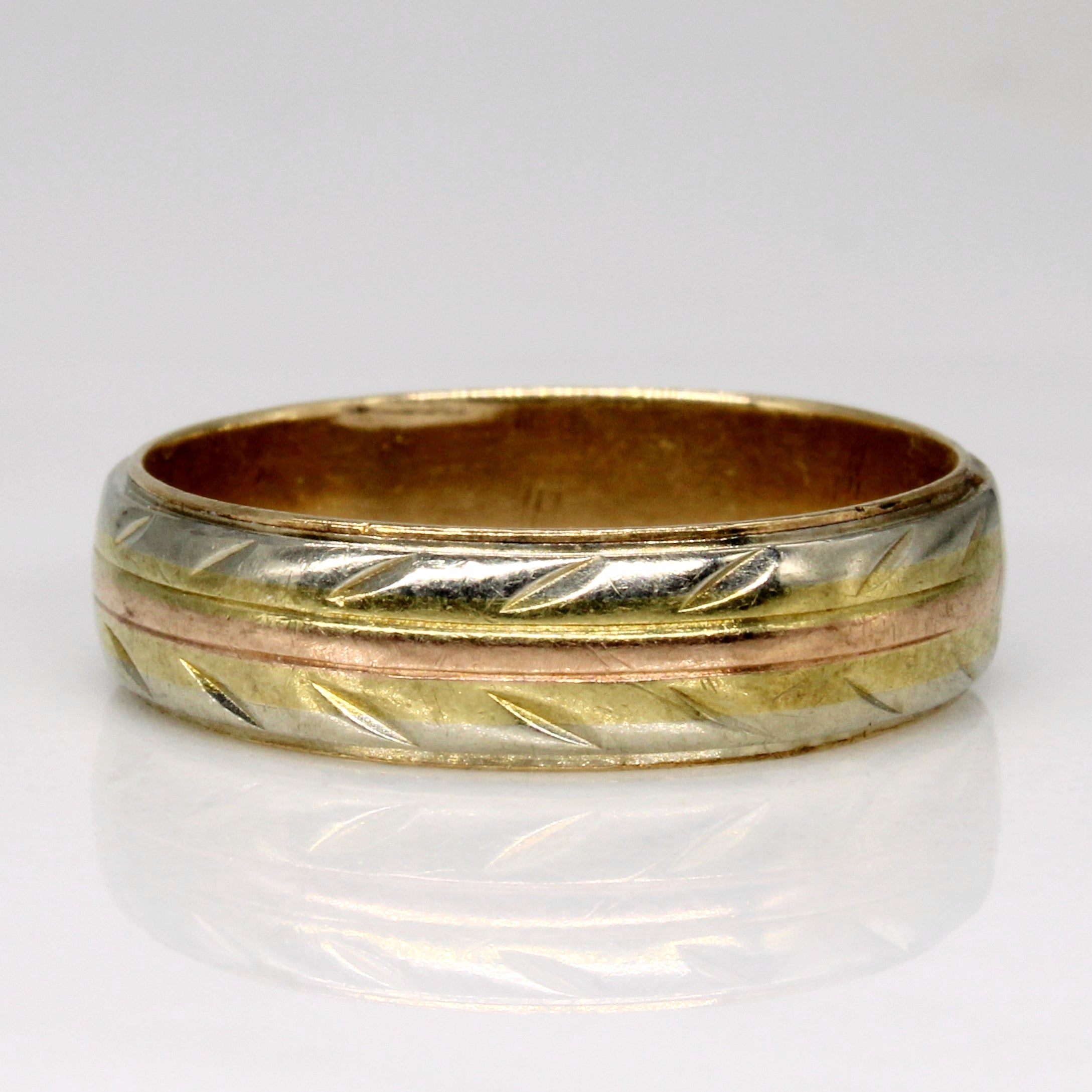 10k Tri Tone Gold Ring | SZ 10.25 |