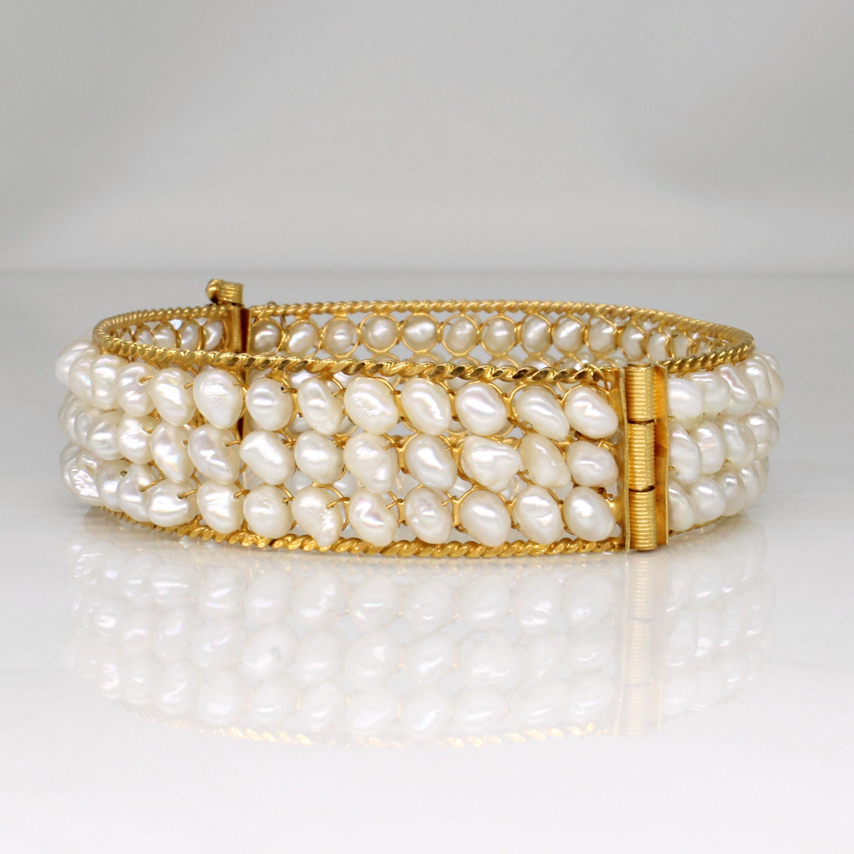 Rice Pearl Bracelet | 8" |