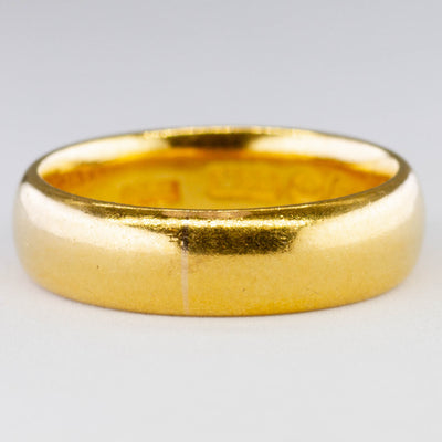 1886 Birmingham 22k Yellow Gold Band | SZ 7 | 5.6mm |