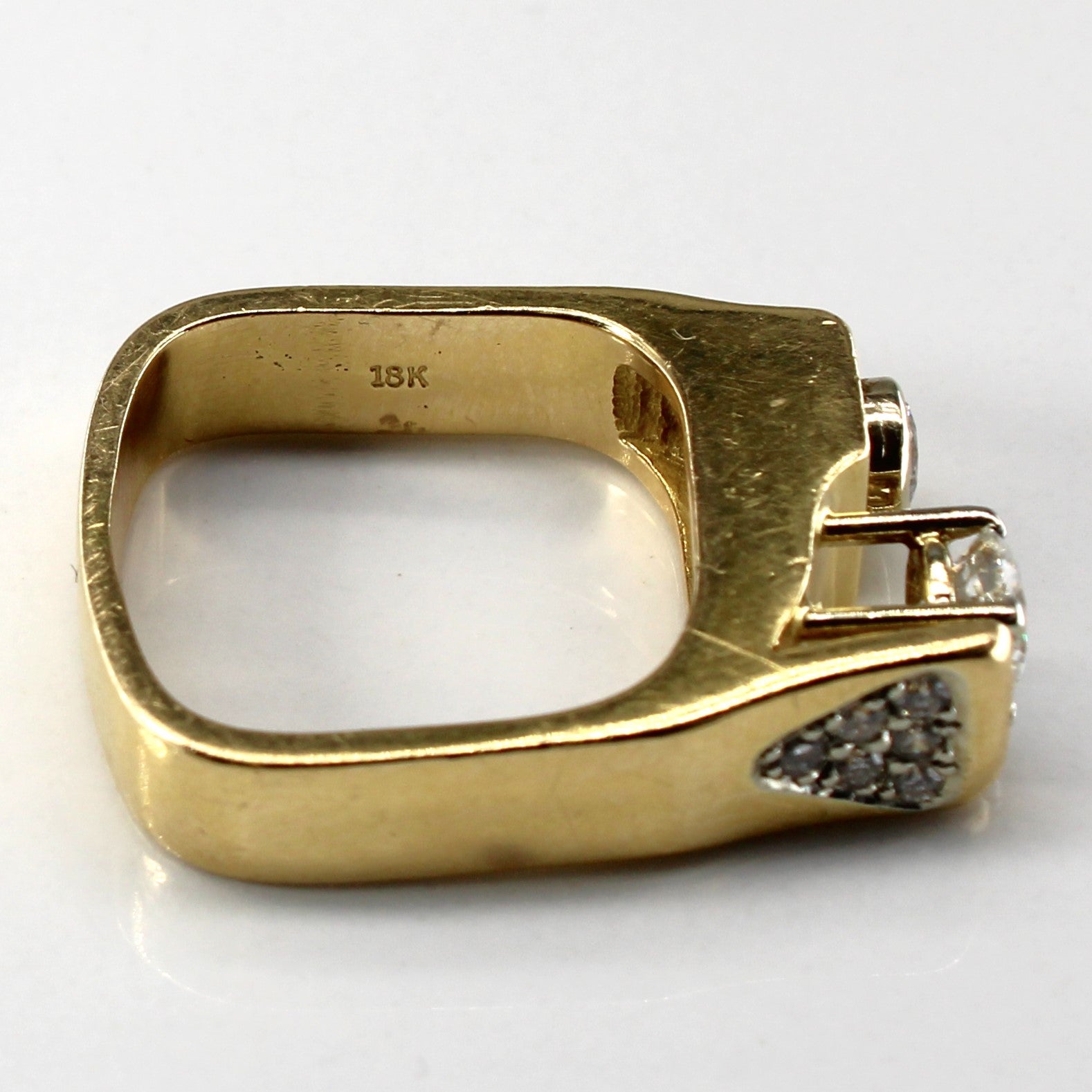 High Set Diamond Ring | 0.97ctw SI2/I1 G | SZ 6.75 |