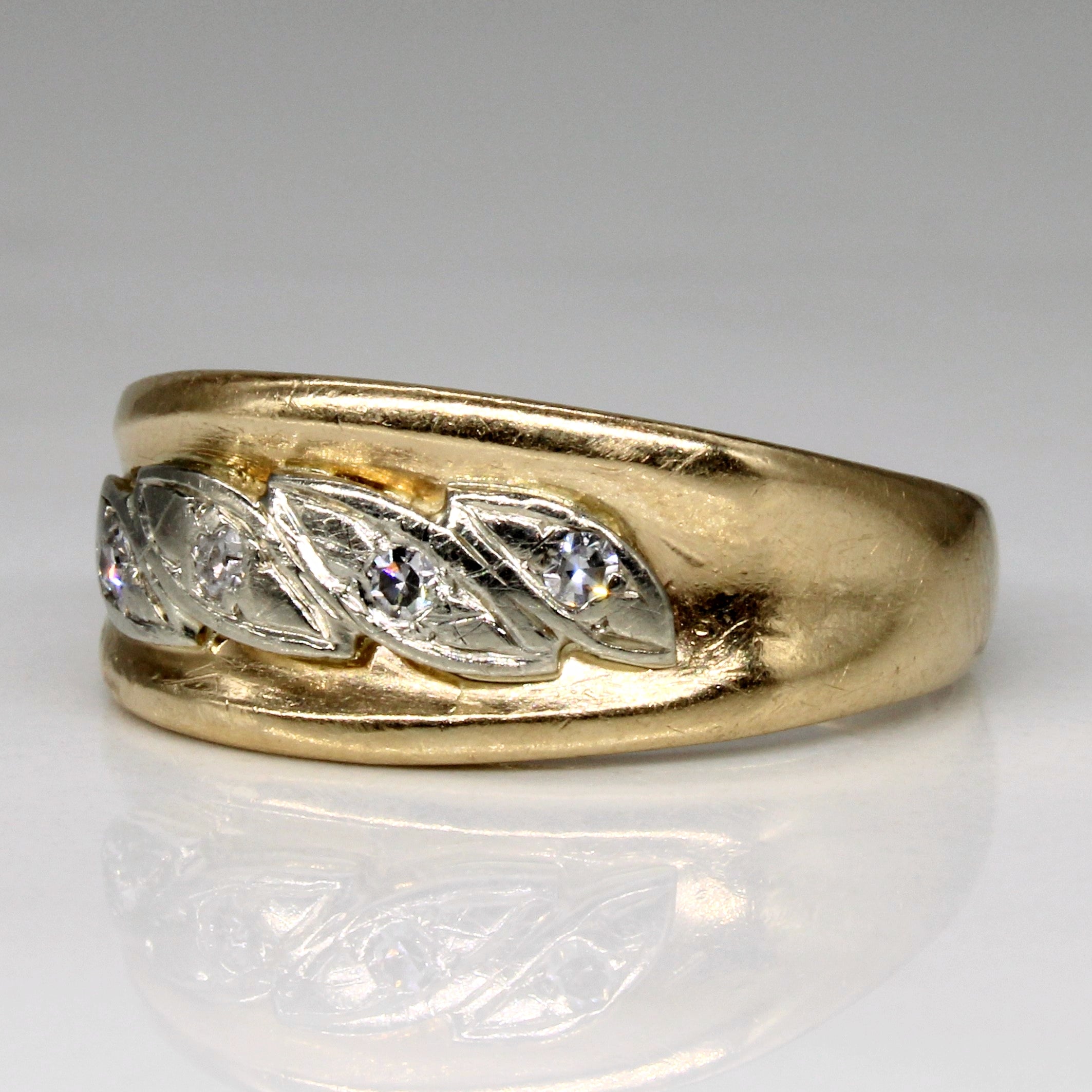 Four Stone Diamond Ring | 0.04ctw | SZ 6.5 |