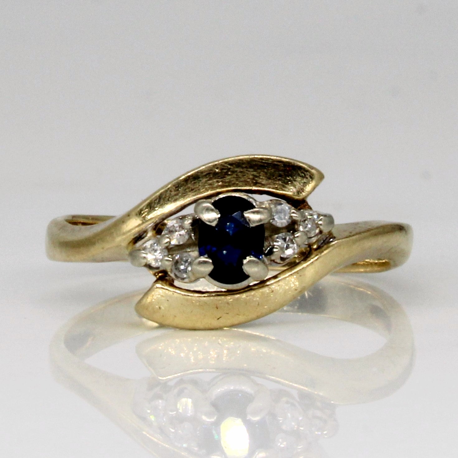 Sapphire & Diamond Ring | 0.18ct, 0.03ctw | SZ 5.75 |