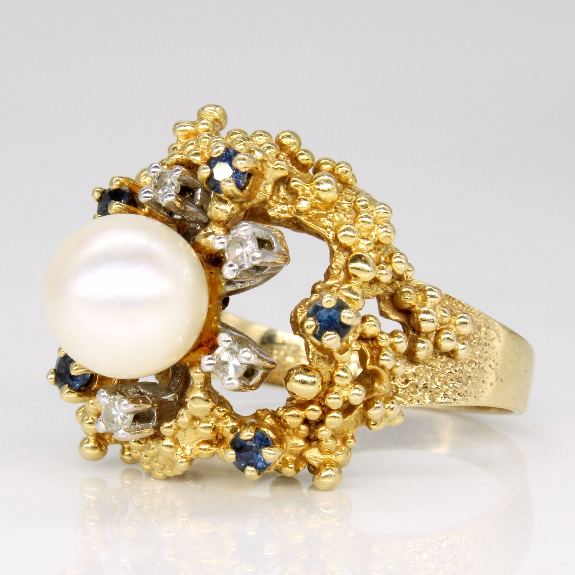 Multi Gem Cocktail Ring | 0.32tw | SZ 7 |