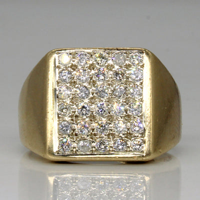Diamond Grid Ring | 0.60ctw | SZ 7.75 |
