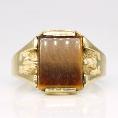 Tiger's Eye Quartz Ring | 2.30ct | SZ 9.25 |