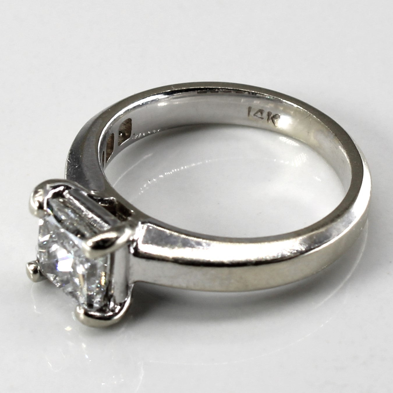 Solitaire Princess Diamond Engagement Ring | 1.20ct I1/I2 G/H | SZ 5.75 |