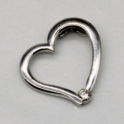 Diamond Heart Pendant | 0.04ct |